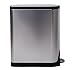 simplehuman Butterfly Step Trash Can, Fingerprint-Proof Brushed Stainless Steel, 38 Liters /10 Gallons