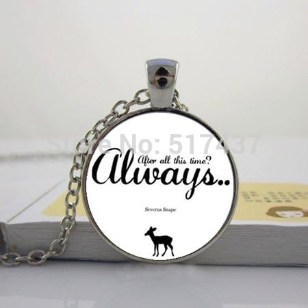 Pretty Lee 1--Harry-Potter-Deathly-Always Hallows-Always-Necklace-Harry-Potter-Handmade-Jewelry Q-00106