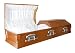 Handcrafted with love and care Hand sewn satin bedding Solid oak and oak veneer construction