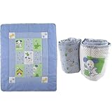 Luvable Friends 4-Piece Bedding Set - Puppy and Frog
