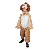 Kids Plush Roaring Lion Costume - Size Medium 8-10