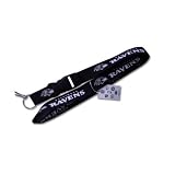 Baltimore Ravens Clip Lanyard Keychain Id Holder Ticket