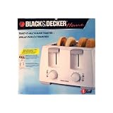 BLACK & DECKER 4 SLICE TOAST-IT-ALL WIDE TOASTER