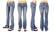 Reef Girls GO TO DENIM Women's Jeans in Vintage Distressed Wash