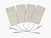 Premium 8 Pack of 2" x 4" Large White Foam Backed Electrodes with Tyco ® Gel 2 Resealable Packs of 4 Electrodes Each by ProPatch®