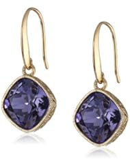 Signature 1928 "1928 Signature Collection" Gold-Tone Faceted Swarovski Crystal Drop Earrings