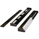 4 Black Mahjong Racks w/ Pushers Mah-jong Game Set