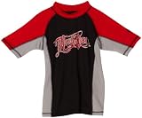 410bYJ8g70L. SL160  Maui & Sons Kids Boys 8 20 Colorblock Rash Guard, Black, 14/16 Reviews