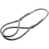 セフティワイヤー 1m×12mm JSPW12-10/台付ワイヤースリング【JSＨ】
