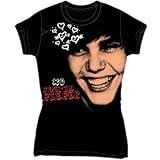 JUSTIN BIEBER YOUTH SHIRTS - JUSTIN BIEBER T-SHIRTS FOR LITTLE GIRLS - JUSTIN BIEBER LOVE T-SHIRT