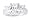 Platinum Plated Sterling Silver Cubic Zirconia Emerald-Cut Three-Stone Cubic Zirconia Ring, Size 7