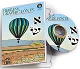 Hebrew Graphic Fonts - 34 Professionally Designed - Original Hebrew True Type Fonts (MAC)