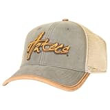 San Diego State University Aztecs 2-tone Mesh Back Adjustable Hat-olive/khaki