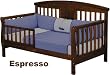 DaVinci Elizabeth II Convertible Toddler Bed in Espresso DaVinci Elizabeth II Convertible Toddler Bed in Espresso