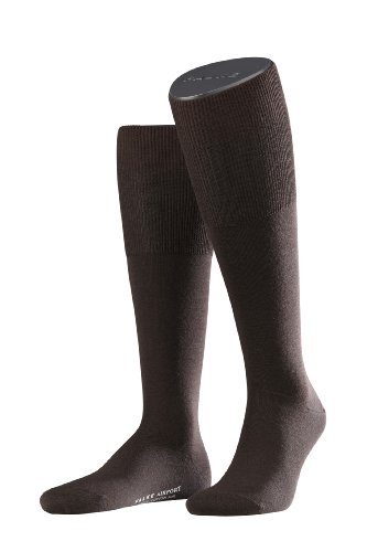 FALKE Airport Kniestrumpf 15435 Herren KnieStrmpfe, Gr. 49-50, Braun (brown) Preisvergleich
