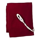 Biddeford Blankets, LLC Red Heated Fleece Throw - 50x62