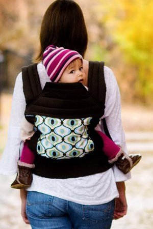 Picture of Cozy BabyHawk Oh Snap! -- Feeling Groovy on Espresso B0053YYSEW (Baby Carriers)