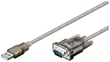 Wentronic USB auf seriell Konverter (USB A-Stecker auf 9-polig SUB-D Stecker)