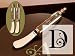 Glass Spreader Set of 2 Monogram D