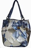 Kathy Van Zeeland Purse Handbag Orchid Diamond Patch Shopper