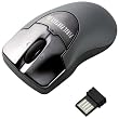 ELECOM ファイナルファンタジーXIVモデル Micro Grast POP レーザーマウス 3ボタン チルト 2.4GHz ブラック M-PGDLBK-FF