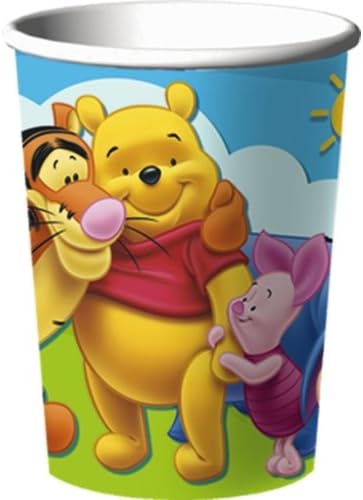 Disney Pooh's Happy Day 9 oz. Cups (8) Party Supplies