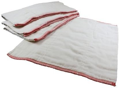 OsoCozy Better Fit Unbleached Prefolds (Premium 4x8x4 Fits 14-30 lbs.) - Dozen Size: Premium 4x8x4 Fits 14-30 lbs. (dozen) Model: (Newborn, Child, Infant)