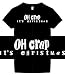 Women's Funny T-Shirts (Oh Crap It's Christmas) Christmas Holiday Seasonal Humorous S...