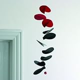 Flensted Mobiles Turning Leaves Mobile - Black and Red