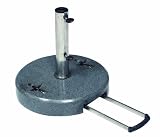 Doppler 85897BT Luxus Trolley Granitsockel, 40 kg, rund, anthrazit