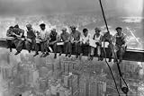 Lunch Atop a Skyscraper, c.1932 Art Poster Print by Charles C. Ebbets, 36x24