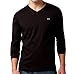 Lacoste Men's Long Sleeve Pima Jersey V-Neck T-Shirt