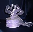 Sheer Organza Ribbon Mono Edge - 1.5" - 25 Yards (75 FT) - Lavender