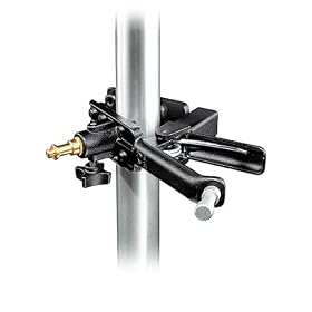 Manfrotto - 043 - Pince universelle Sky Hook - M�choires r�glables - Prise de 25 � 65mm.