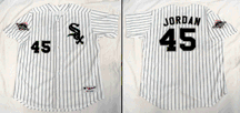Michael Jordan, Chicago White Sox #45 MLB Authentic Diamond Collection Baseball Throwback Jersey (Si