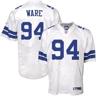 Reebok DeMarcus Ware Dallas Cowboys White Authentic Jersey Size 52