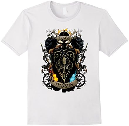 Men's Ash To Embers - Praise The Sun- T-Shirt Medium White