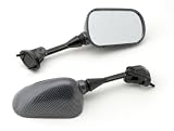 410c Wr h6L. SL160  04 08 Kawasaki Ninja ZX6 ZX6R ZX10 ZX10R Carbon Mirrors