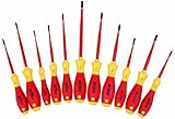 Wiha 32198 Insulated Slim Screwdriver Set, 11-Piece by Wiha