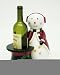 Resin Snowman Wine Bottle Holder, Christmas Wishes