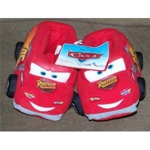 Disney Size Small Kids Shoe Size 13/1 Pixar's Cars the Movie Lightning Mcqueen Boys Slippers Great for Halloween Slippers