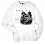 Pomeranian BLACK Human Trainer Adult Sweatshirt
