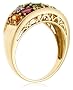 14k Yellow Gold Multi-Gemstone Cocktail Ring, Size 7 14k Yellow Gold Multi-Gemstone Cocktail Ring, Size 7