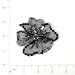 Flower On Net Applique - Black Multi Each