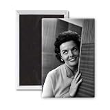 Jane Russell - 3x2 inch Fridge Magnet - large magnetic button - Magnet