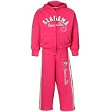 NCAA Alabama Crimson Tide Toddler Girls Hot Pink Bobcat Full Zip Hoody & Pant Set
