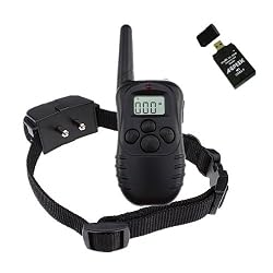 Remote Control Dog Electric Training Collar 100 level shock and vibration with LCD display Plus AGPtek USB 2.0 All-in-One Card Reader
