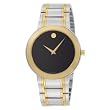Movado Men's 606193 Stiri Two-Tone Black Dial Watch by Movado