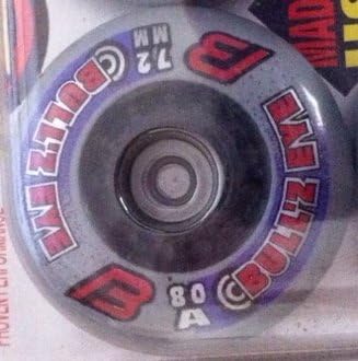 Bullz Eye Rollerblade Replacement Wheels 72mm-80A 4 Pack