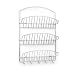 Spectrum 31770 Pantry Works 3-Tier Wall Mount Letter Holder, Chrome